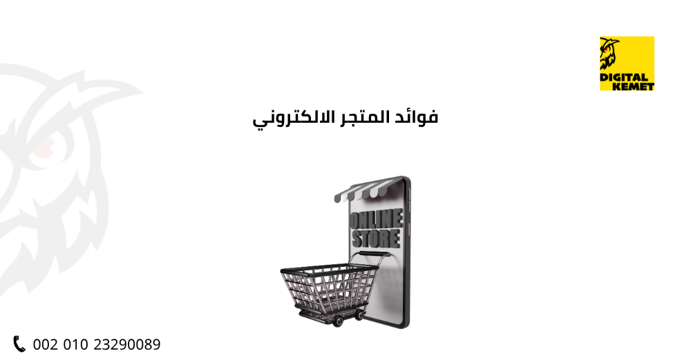 فوائد المتجر الالكتروني