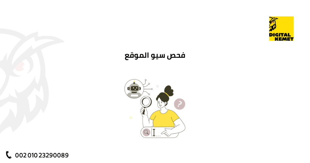 فحص سيو الموقع 